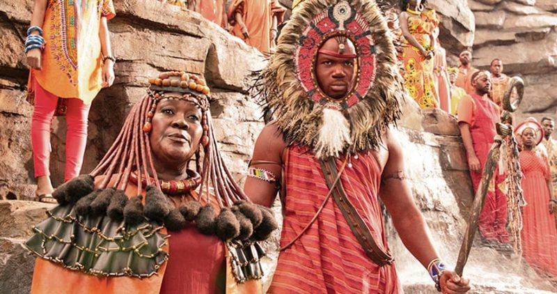 Marvel Studios' BLACK PANTHER<br /> Mining Tribe Elder (Connie Chiume)<br /> Ph: Film Frame