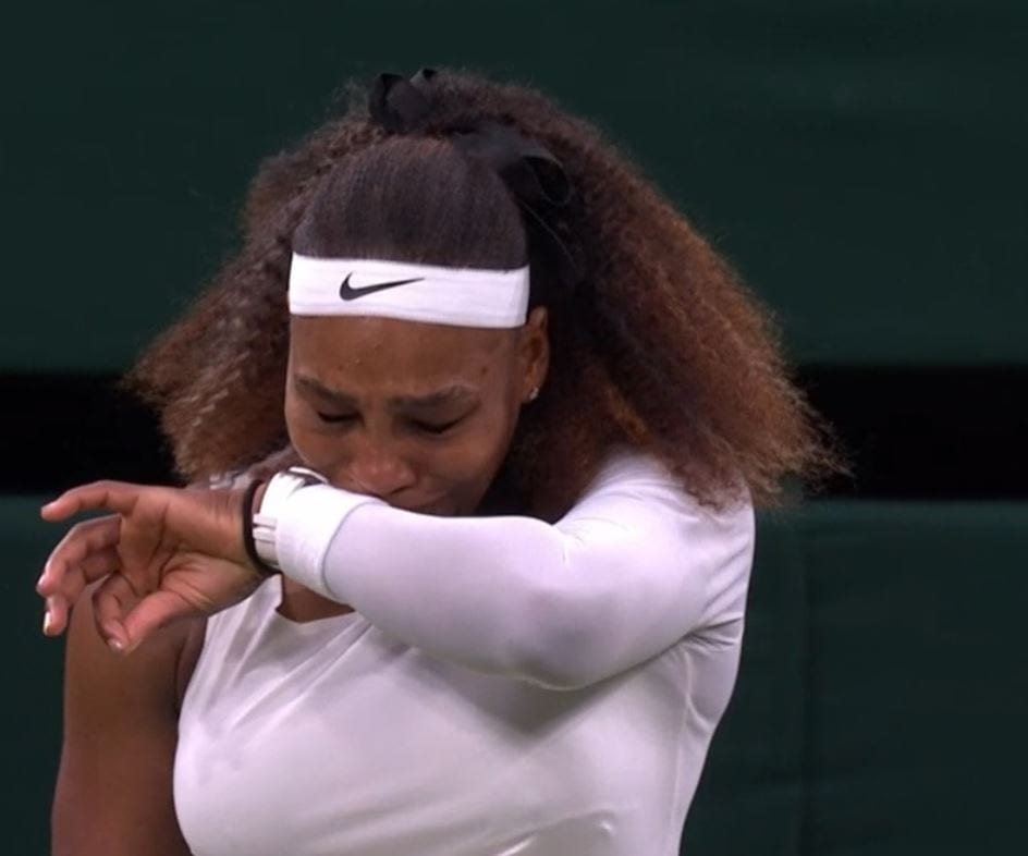 Hurtful Serena Williams quits Wimbledon in tears