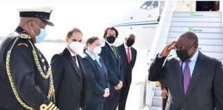 President Cyril Ramaphosa has arrived in Berlin, Germany, to attend a G20 Compact with Africa (CwA) meeting, which starts today.