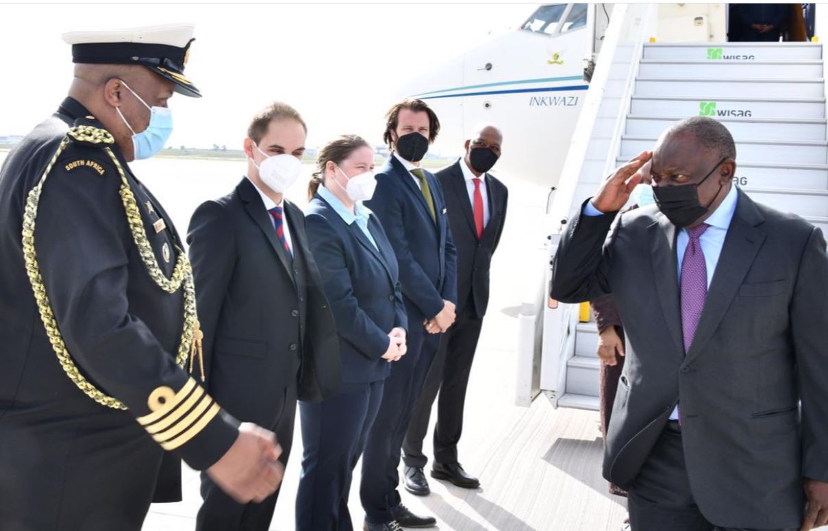 President Cyril Ramaphosa has arrived in Berlin, Germany, to attend a G20 Compact with Africa (CwA) meeting, which starts today.