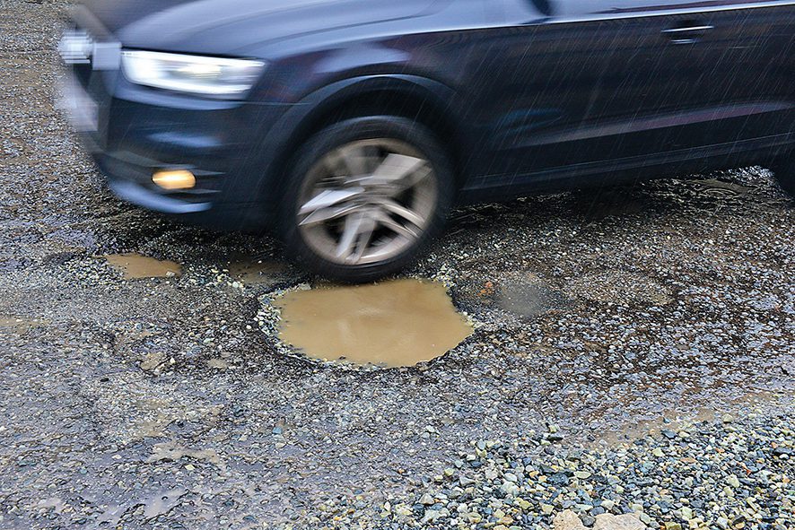 Potholes accident claims