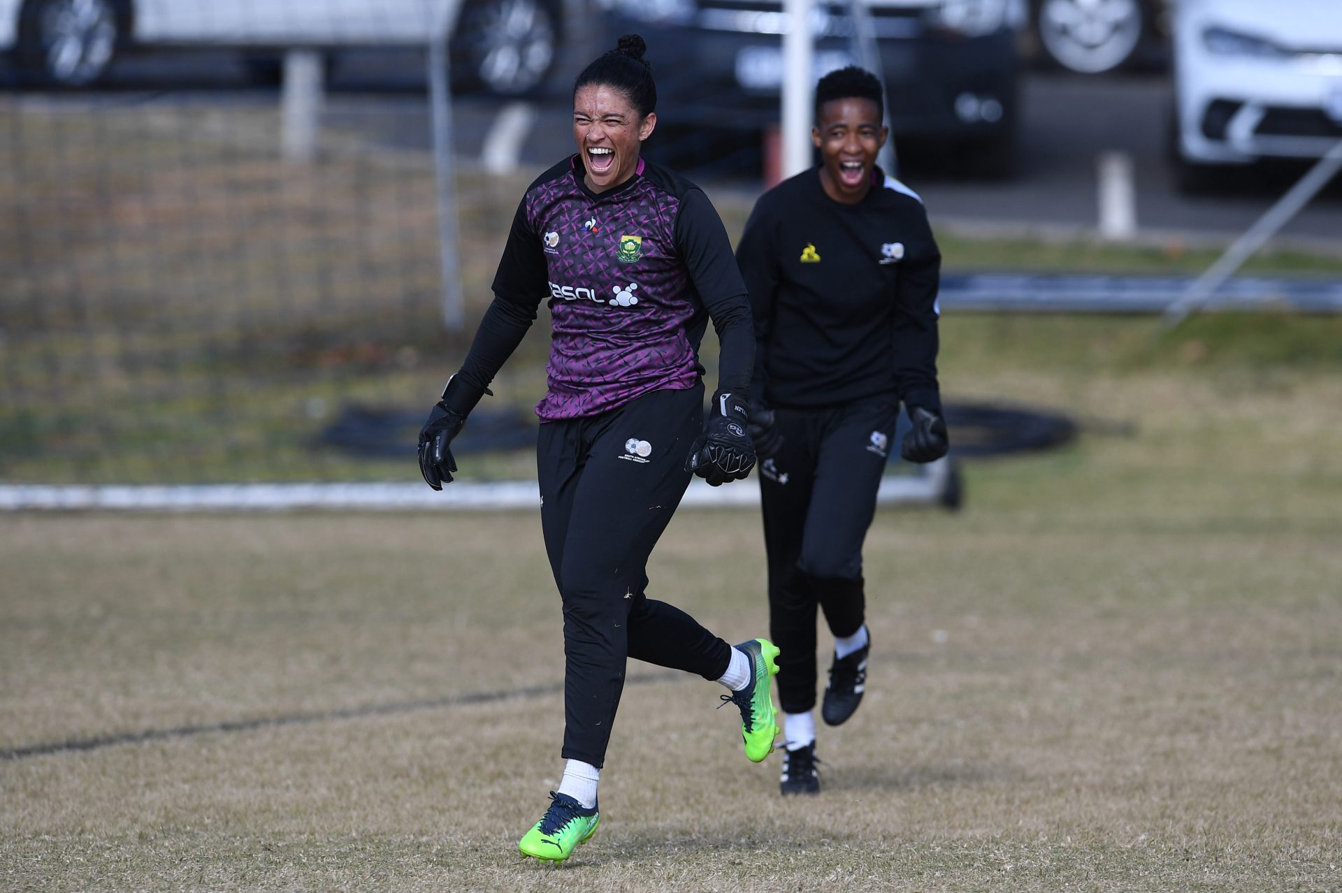 Banyana Goalkeeper Juggles 9-5 Job And Football Career • The Pink Brain