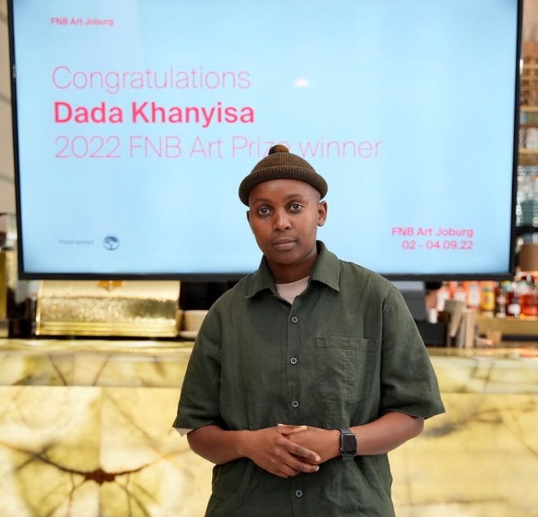 Dada Khanyisa wins the FNB Young Artist of the year prize
