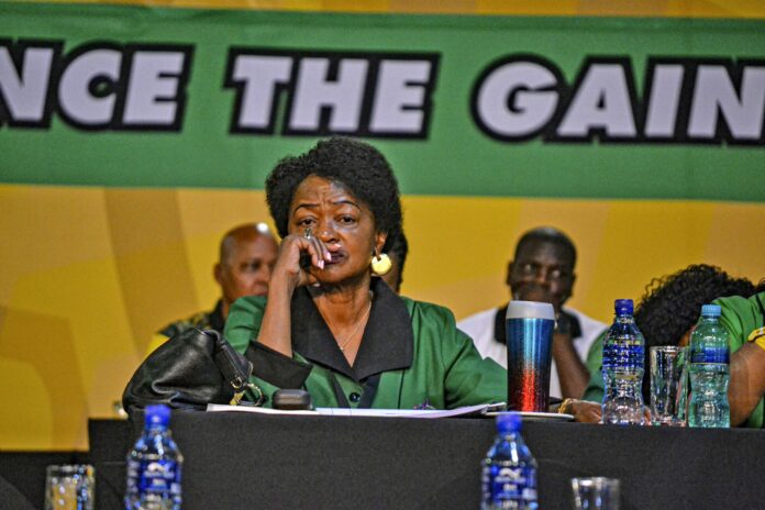 Baleka Mbete campaigns for ANC