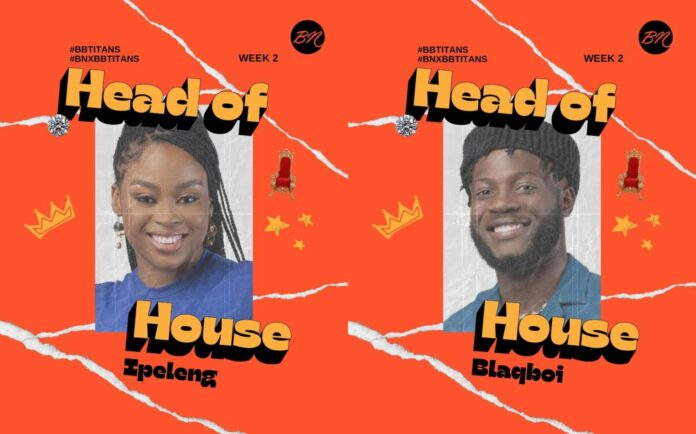 Blaqboi and Ipeleng became the head of house for ‘BBTitans’