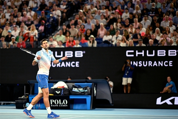 Djokovic eases over Rublev to secure berth in semi-finals