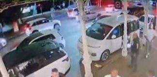 A screengrab shows rapper AKA and his friend Tibz just before they were shot and killed in Durban's Florida Road