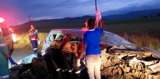 Head-on collision in Vryheid.
