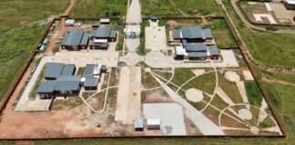 A special home for the aged and children of Bekkersdal The newly completed Bekkersdal social integration facility for children and senior citizens.
