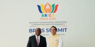 President Cyril Ramaphosa received by Jayant Singh