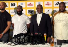 Pitso Mosimane says announcement of new Bafana goalkeeper coach imminent Pitso Mosimane lining up with his new technical team at Safa House.